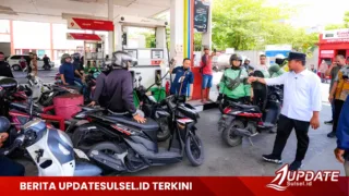 Sidak SPBU di Makassar, Gubernur Sulawesi Selatan Soroti Antrean dan Minimnya Operator