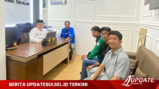 Sambut Milad ke-62, Ketua PB HIPERMATA dan Jajaran Silaturahmi dengan Kasat Reskrim Polres Takalar